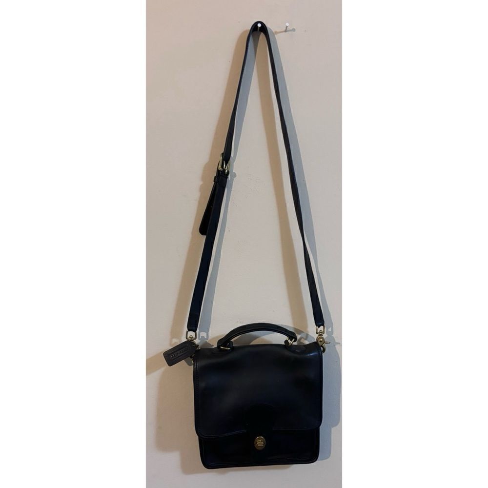 Vintage Coach  RETRO Classic Willis Station Messenger Crossbody Bag Made in USA - Picture 2 of 12
